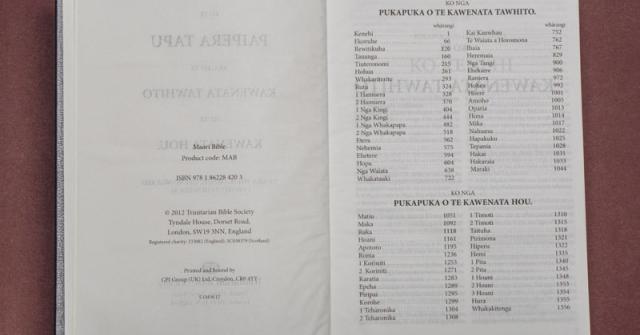 Table of contents